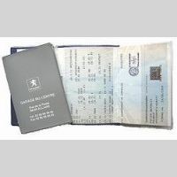 Porte carte grise 3 Volets (dont 1 transparent)